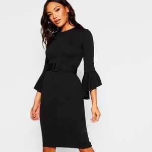 Black Belted Dress